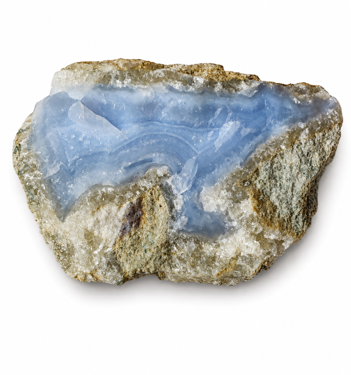 Chalcedon přírodní, EXKLUSIVNÍ část drůzy, 159 g