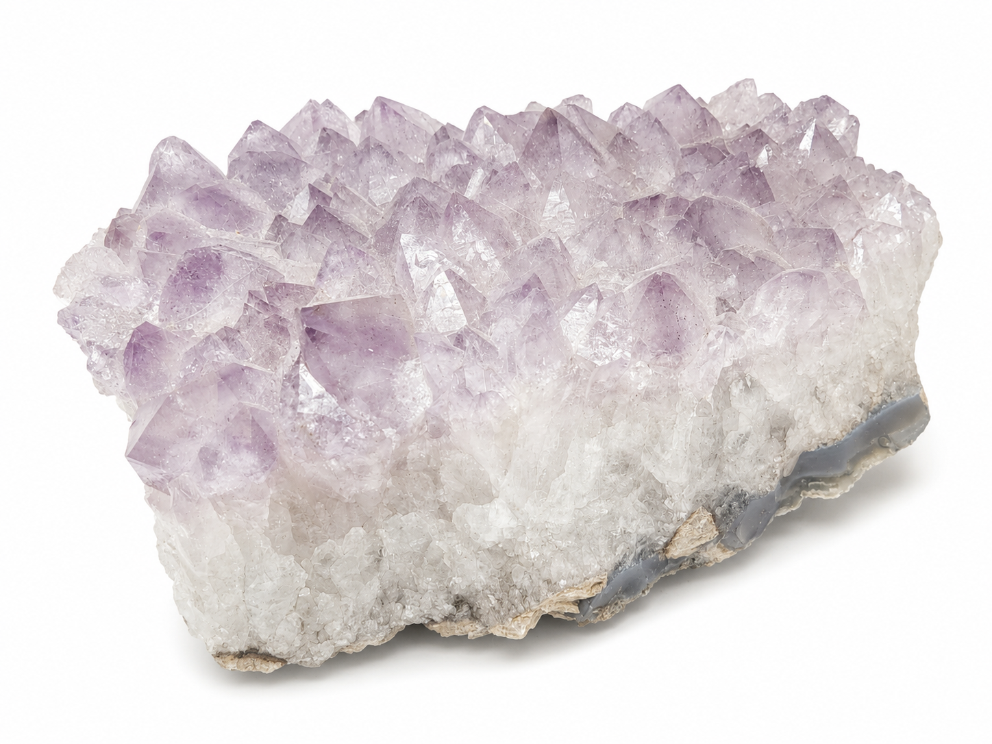 Ametystová drůza, 2,8 kg s chalcedonovou linkou