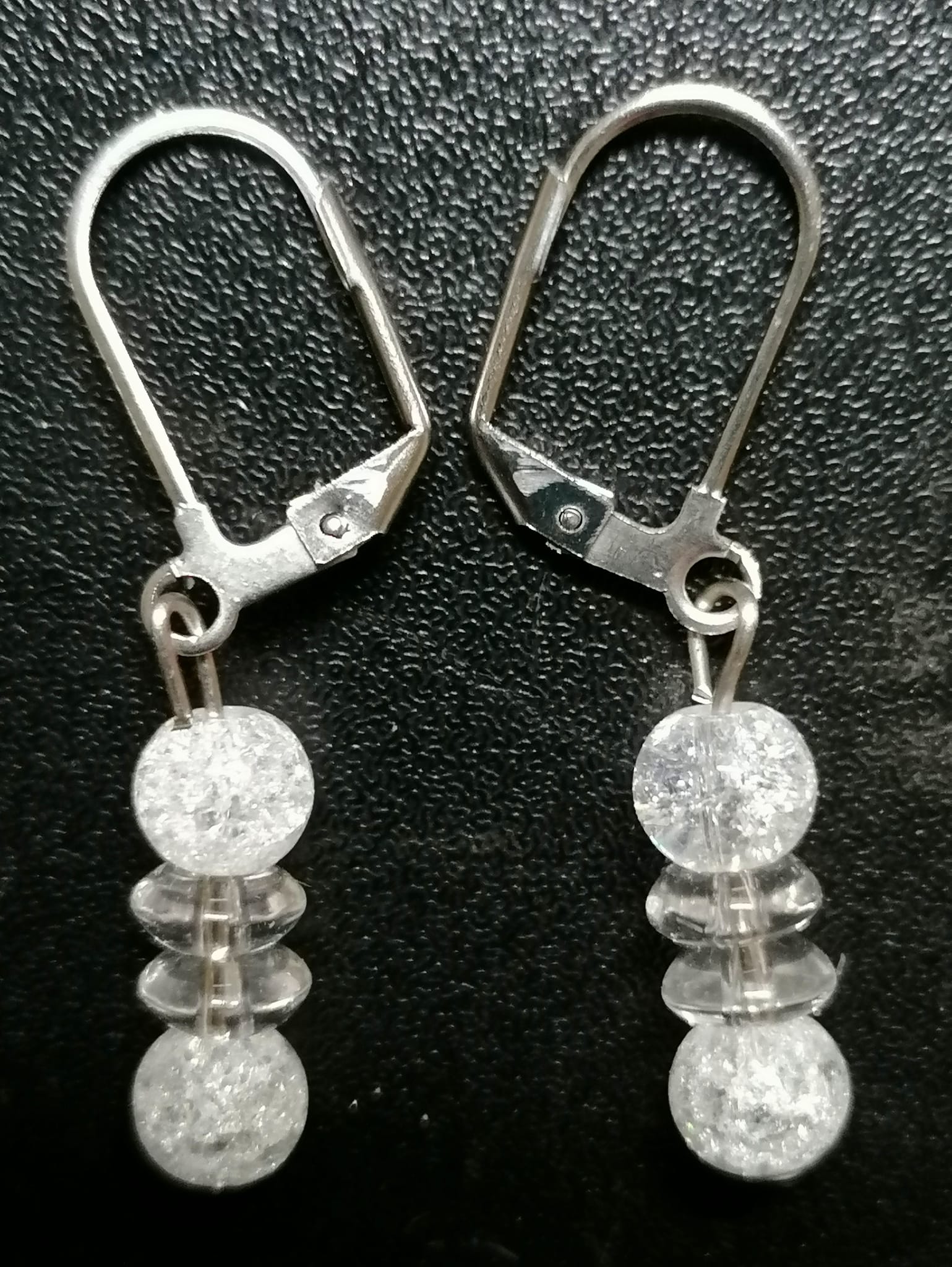 Luxusní křišťálové naušnice s chir. ocelí