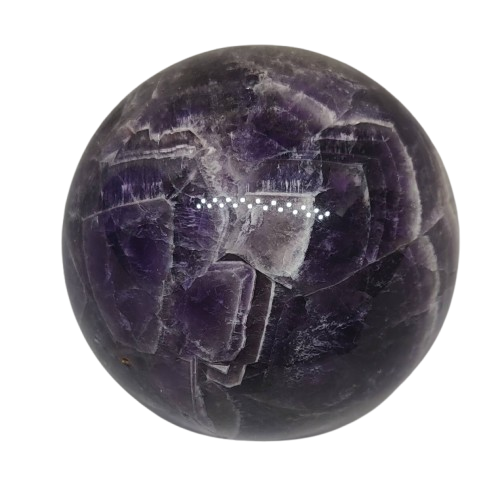 Ametyst chevron koule AA 6,7 cm, 426 g