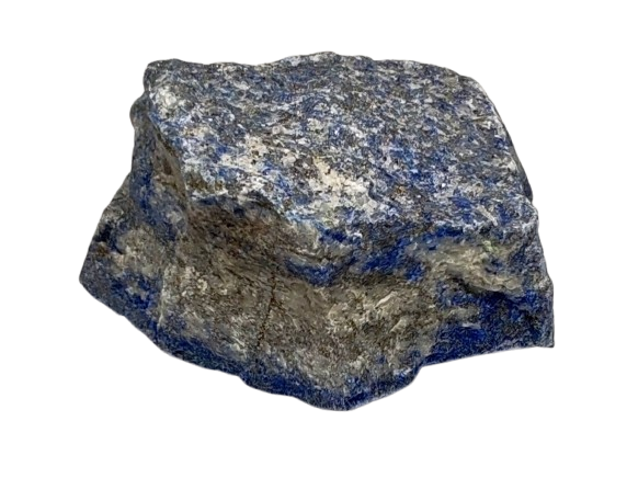 Lapis lazuli surový z Afghánistánu 380 g (9 cm) – tmavý výběrový kámen s pyritem