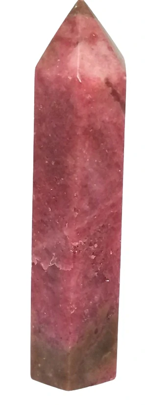 Rodonitová špice AA – kámen harmonie, lásky a sebeléčení (9,3 cm)