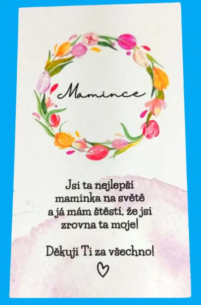 Dárkově balená víla "PRO MAMINKU"