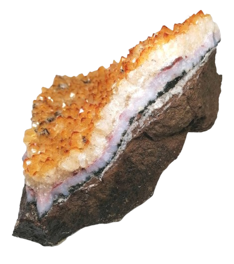 Citrínová drůza 1,48 kg – krystal radosti, hojnosti a vnitřní síly z Brazílie