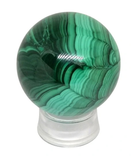 Exkluzivní malachitová koule 4,5 cm, 224 g v AA kvalitě
