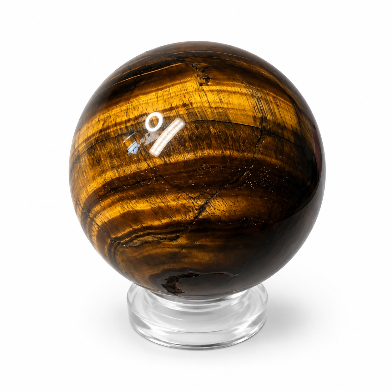Tygří oko velká koule 482 g /cca 6,8cm)
