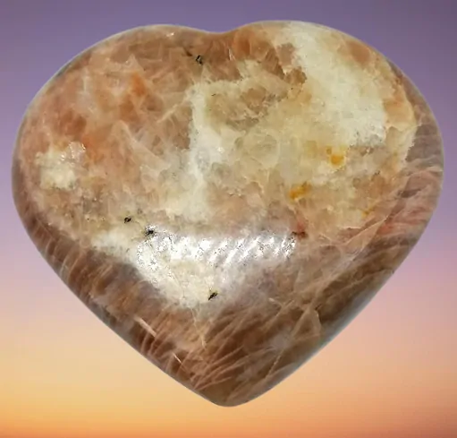 Adulár srdce z tohoto minerálu 7 x 7 cm