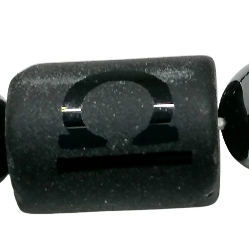 Hematitový náramek znamení zvěrokruhu Váhy s kartičkou