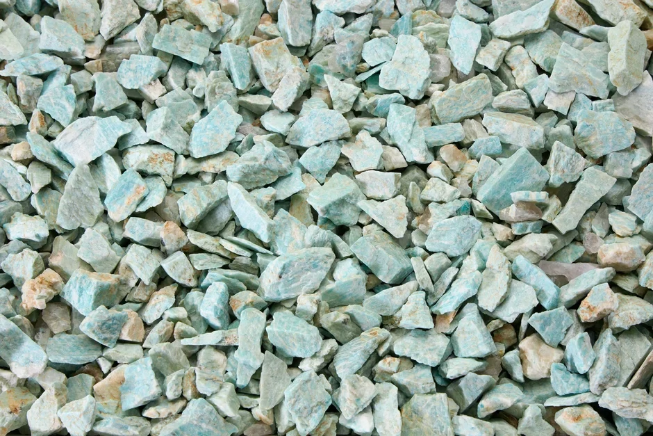 Amazonit drť přírodní 5-15mm, balení 100 g