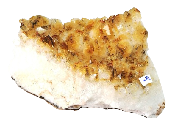 Citrín drůza AA, 1 kg, krystal pro feng shui, esoteriku a znamení