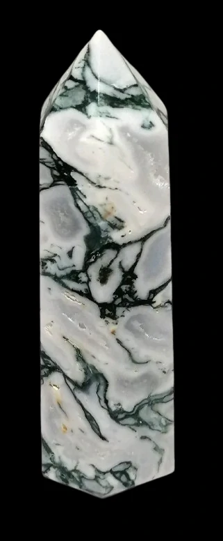 Achát stromový, úžasná špice 7,4 cm
