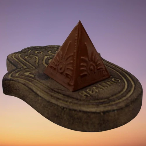 Podložka na Kadidlo, hnědá, 23 x 17 cm