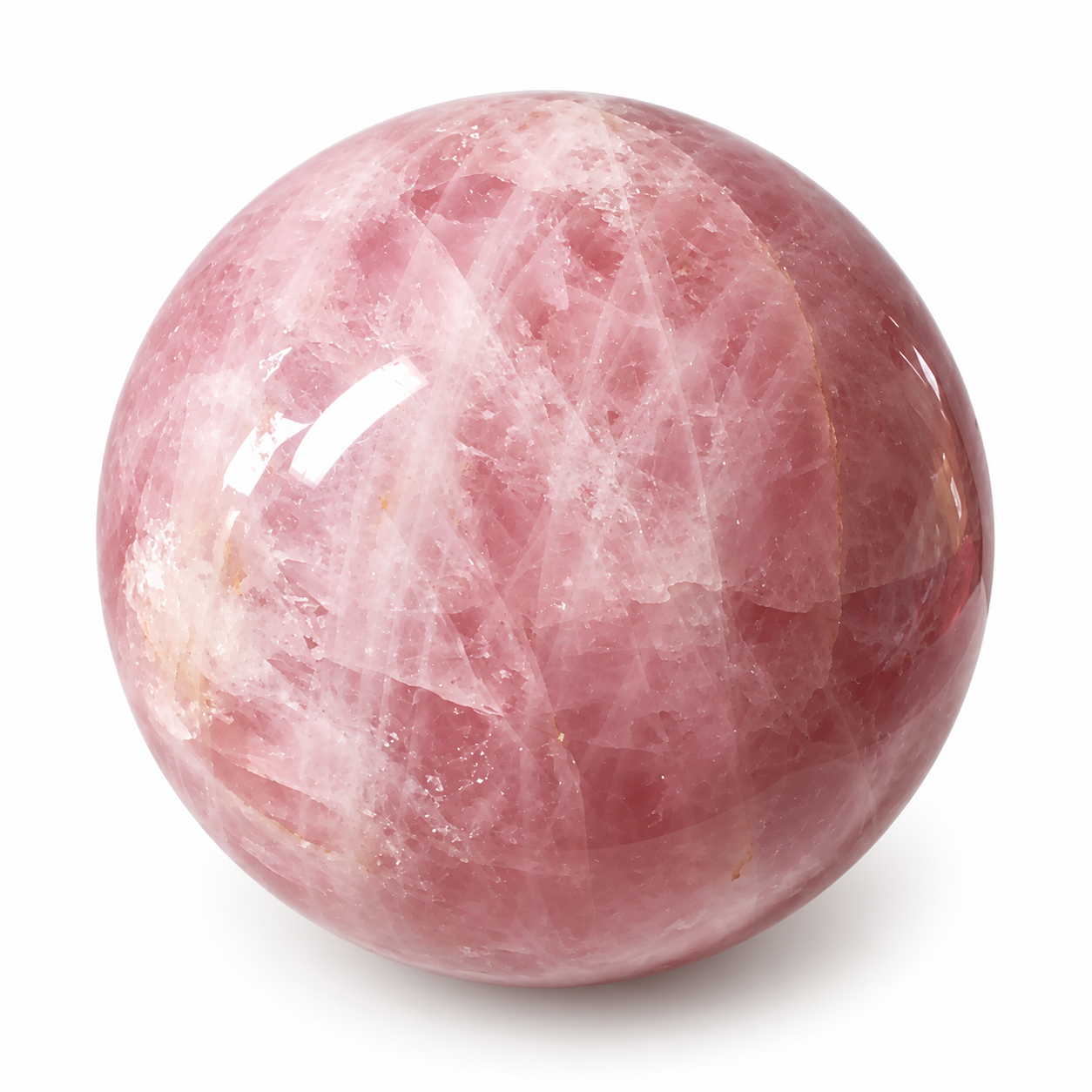 Růženínová koule v AA kvalitě, cca 9,8 cm, 1,5 kg