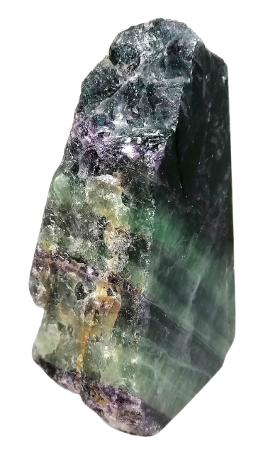 Fluorit krystalický nábrus 640 g – harmonizační kámen