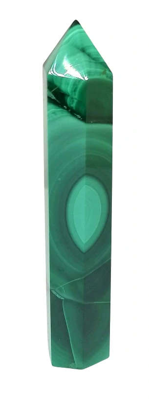 Exkluzivní malachitová špice 7,8 cm v AA kvalitě