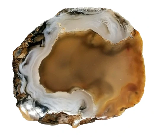 Natur achátový plátek exkluziv 7 cm