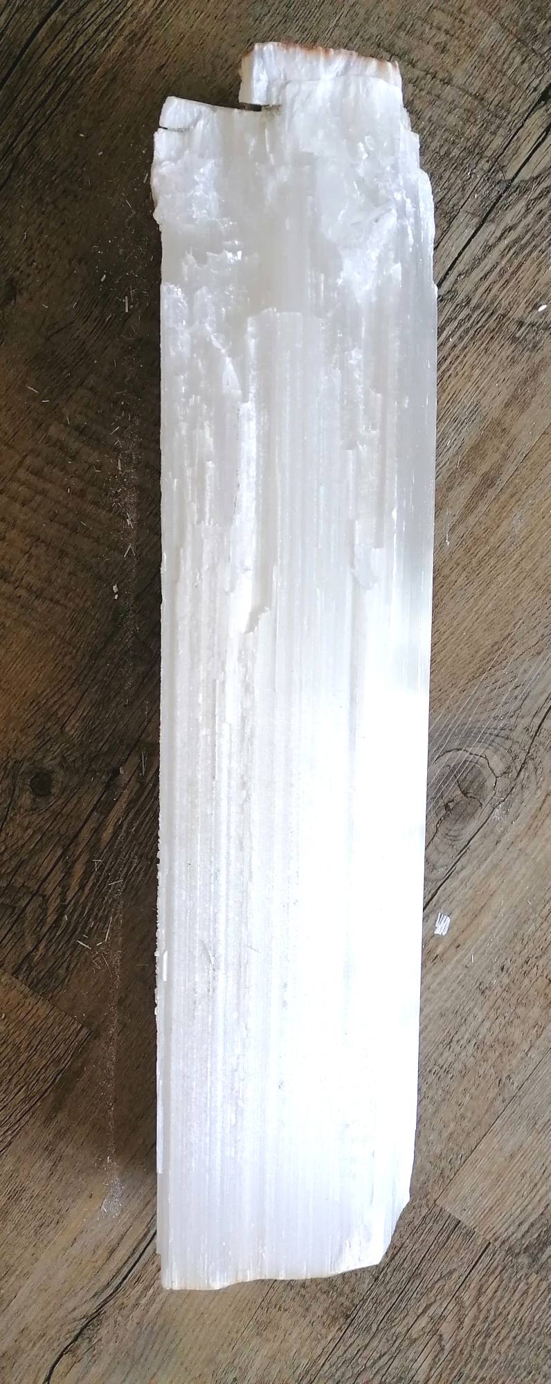 Obří selenitový krystal 4,9 kg – 42 cm, silný exkluzivní energetický kámen