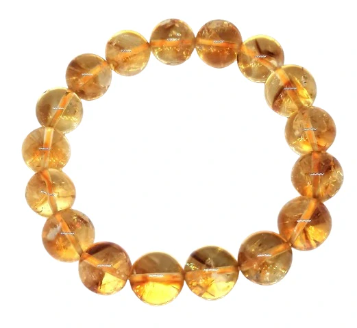 Citrínový náramek exkluzivní, kuličky 12 mm v AA kvalitě