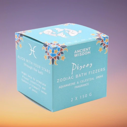 Dárková krabička se 2 šumivkami – znamení zvěrokruhu Ryby + horoskop