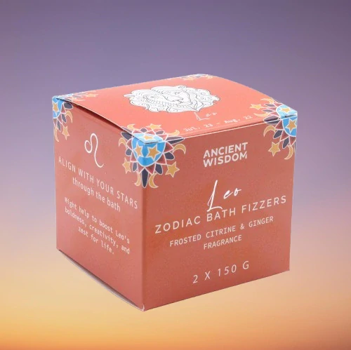 Znamení zvěrokruhu Lev s horoskopem – esoterický koupelový dárek