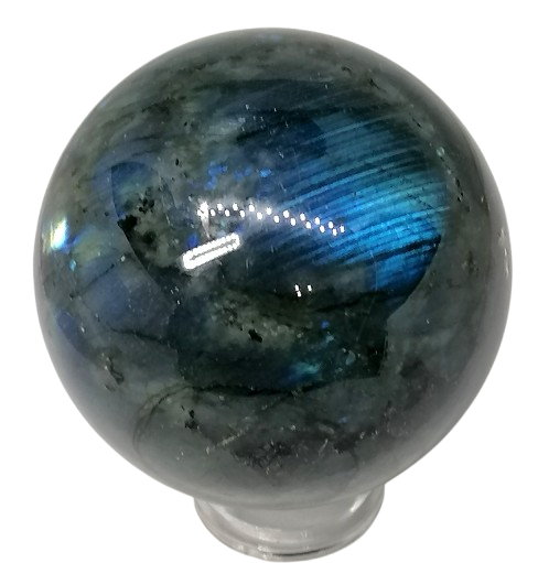 Labradorit koule AA, 6,6 cm - pro meditaci, intuici a klid