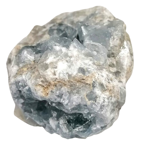 Celestýn – exkluzivní modrá geoda 215 g, přírodní krystal pro harmonii a klid