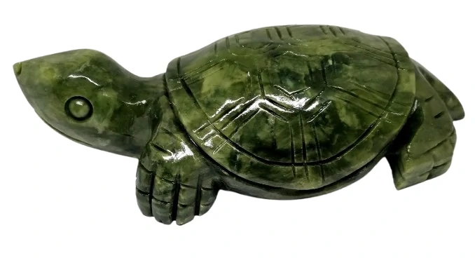 Nefritová želva obří, 20 cm – feng shui amulet pro stabilitu a ochranu