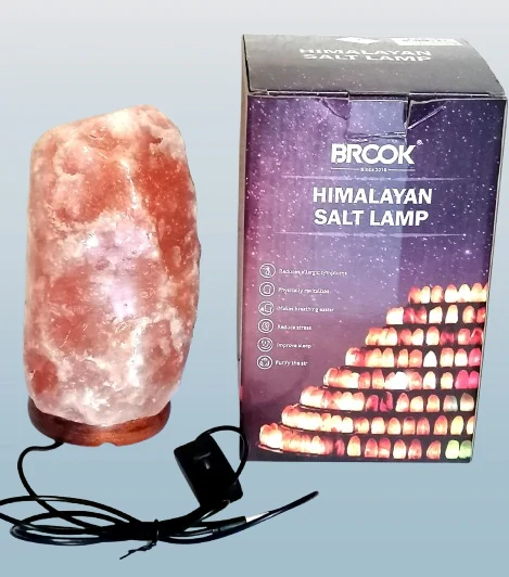 Solná elektrická lampa USB, 3,8 kg – přírodní ionizace vzduchu