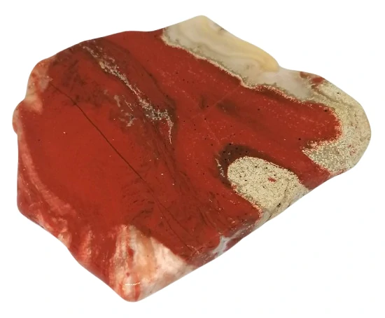 Jaspis červený plátek AA – exkluzivní kámen 108 g, vysoká kvalita