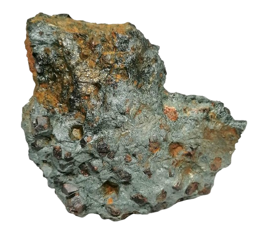 Almandin-granát, český minerál z Malé Úpy,Krkonoše, 444 g