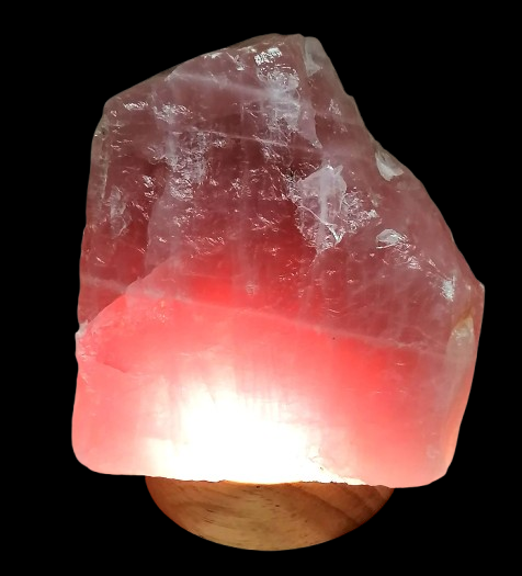 Růženínový blok na svítícím podstavci 853 g