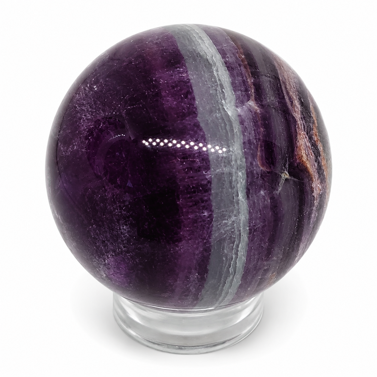 Fluoritová koule 120g a průměr 4,2 cm