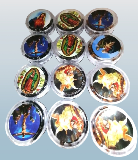 Sada 12 dřevěných růženců – modlitební pomůcka v krabičce 