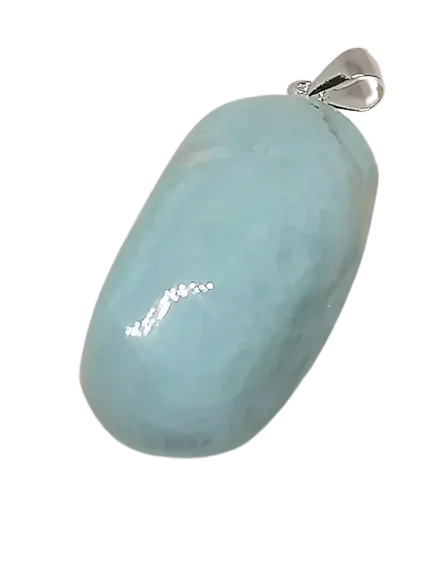 Přívěsek z pravého larimaru z Dominikánské republiky