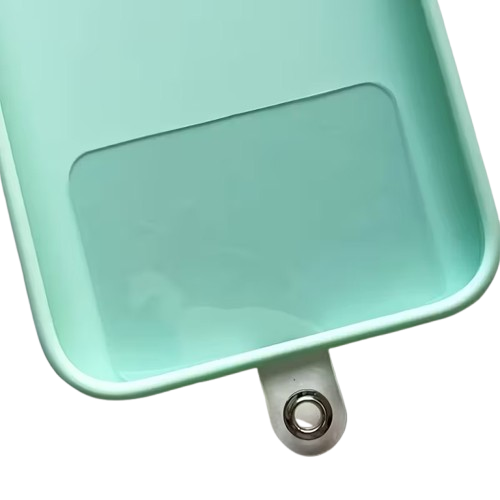 Zápěstní popruh na telefon z ametystu 26 cm (sekané minerály + karabinka)