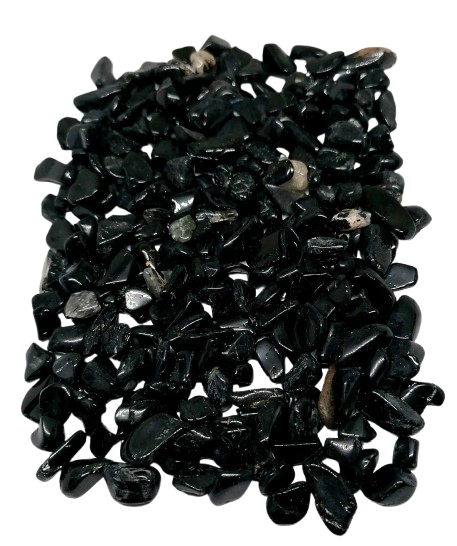 Turmalín černý chips 5–8 mm (250 g) – ochranný minerál z Mozambiku