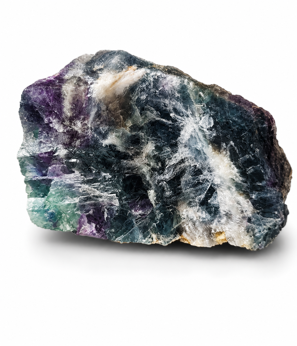 Fluorit duhový, krystalický kus 1,1 kg