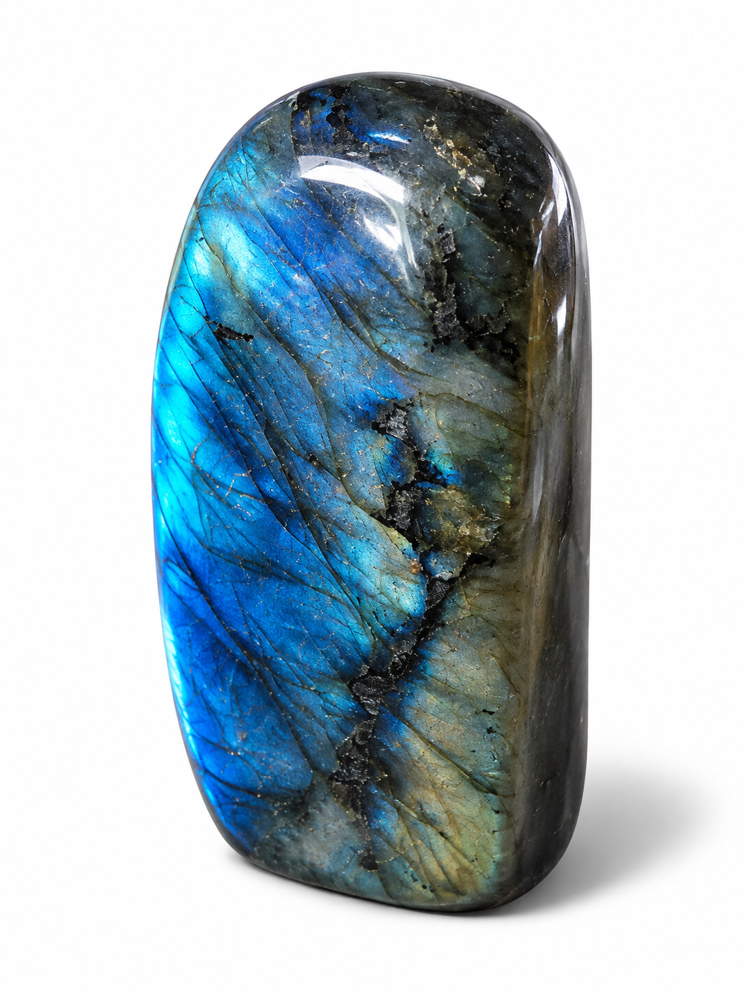Labradorit obelisk z Madagaskaru 244 g