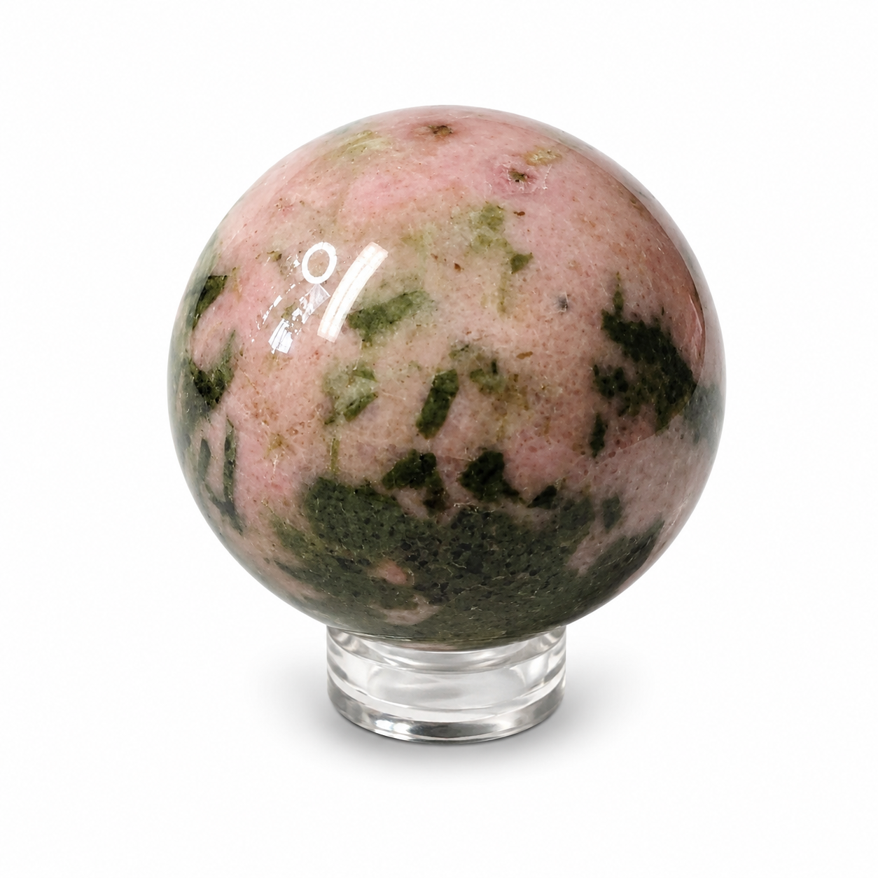 Thulit – velká koule 460 g / 6,6 cm | Láska, harmonie a životní energie