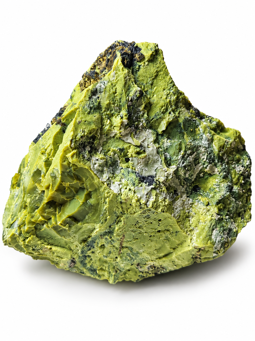 Serpentin s pyritem, exkluzivní kus – Peru | 2,2 kg