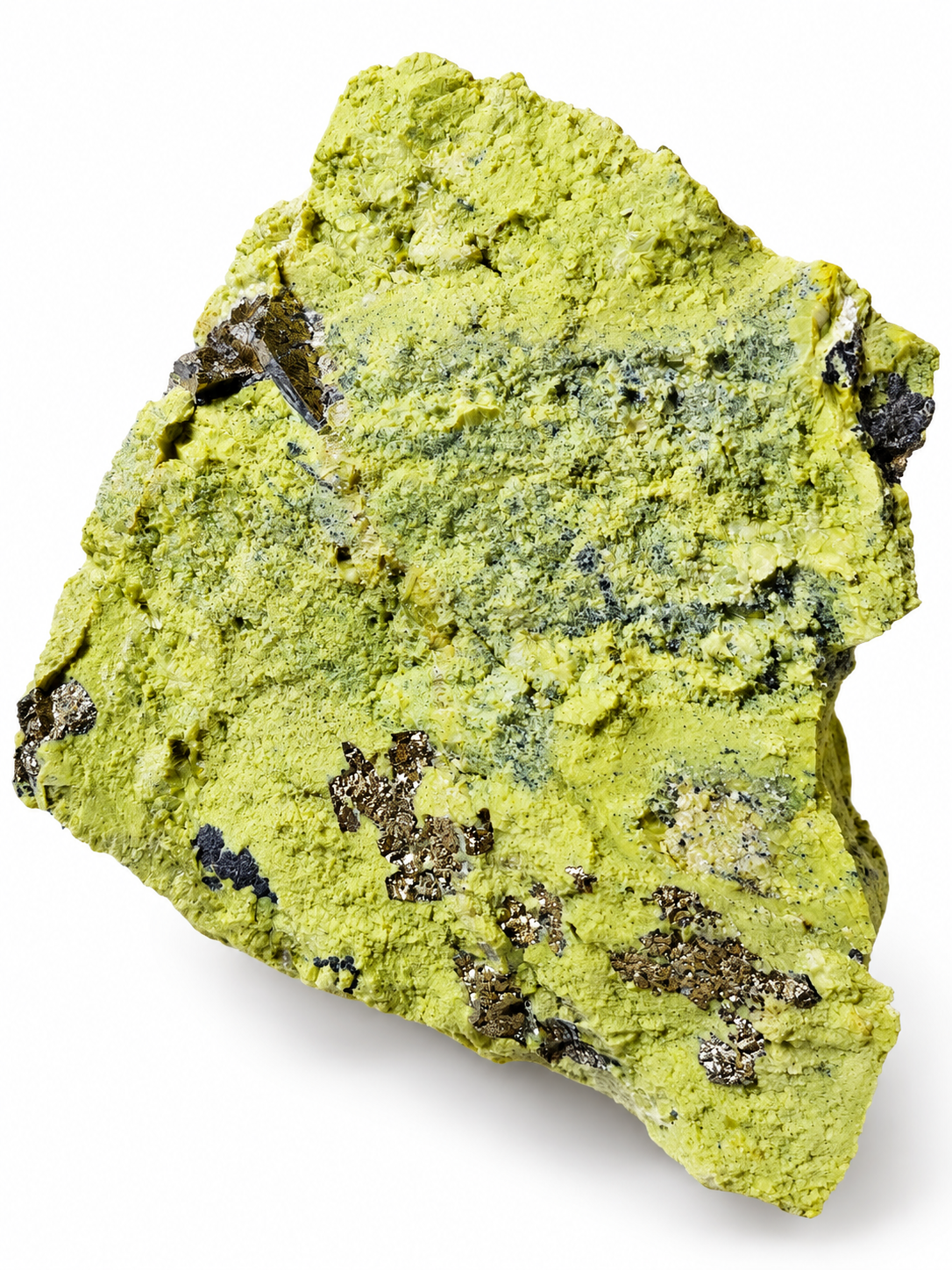 Serpentin s pyritem z Peru, 1,7 kg
