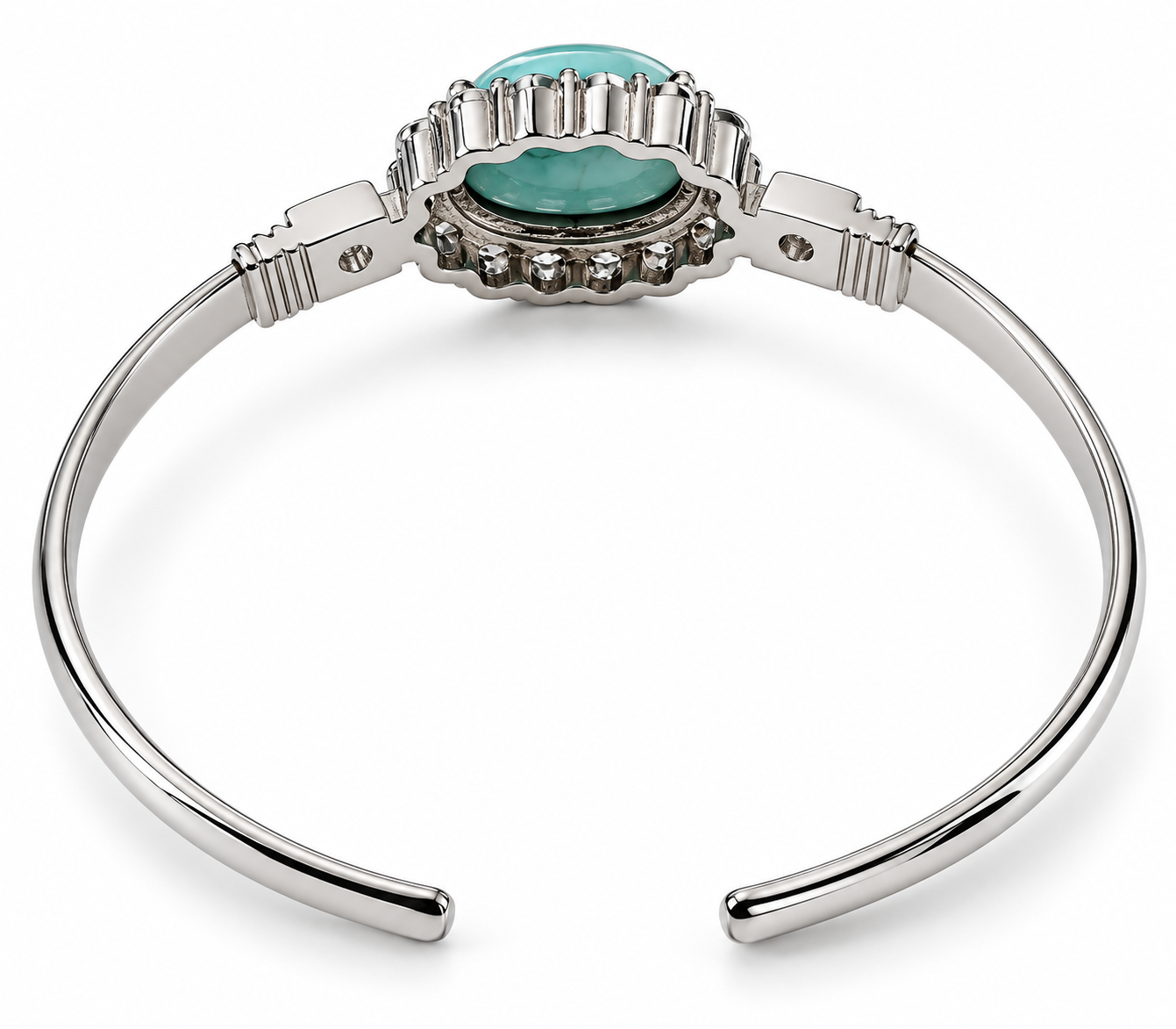 Larimar – elegantní pevný náramek s přírodním kamenem
