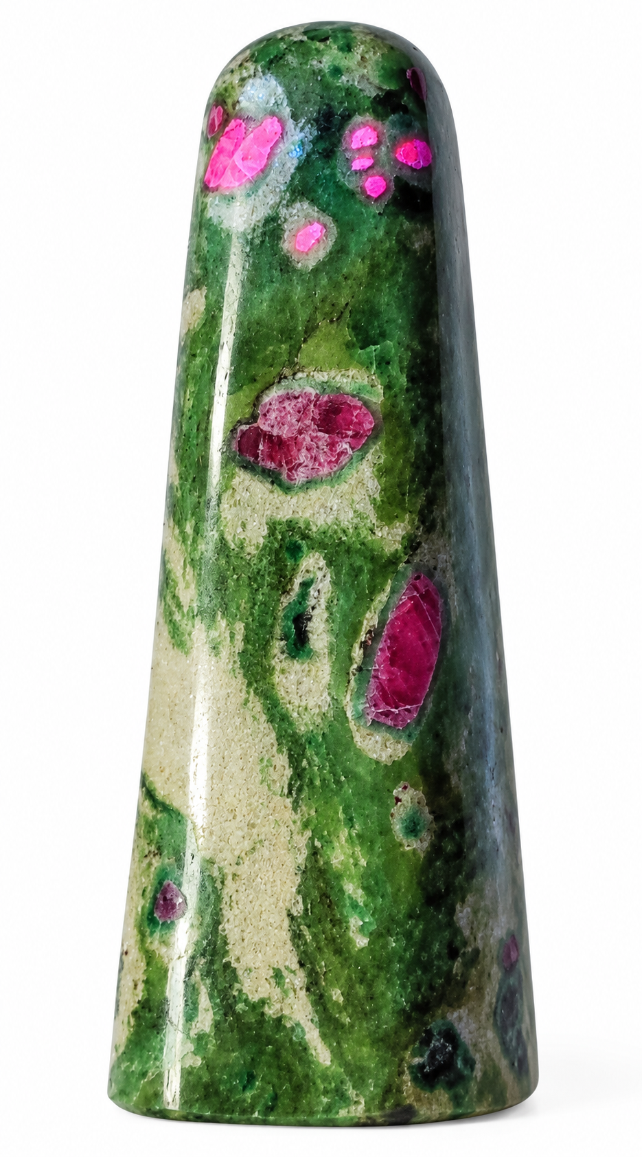 Exkluzivní obelisk s rubíny 212 g vysoký - 9,5 cm