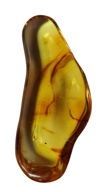 Exkluzivní tromlovaný jantar, váha 5,85 g /5x2,2x0,7cm/