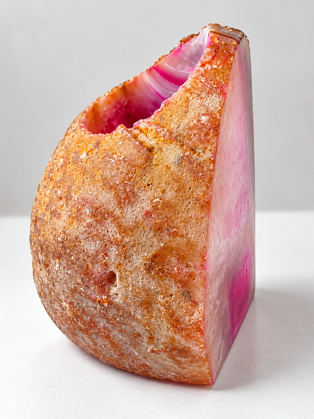 Achátový svícen na čajovou svíčku 10x9,5x8 cm, 850 g