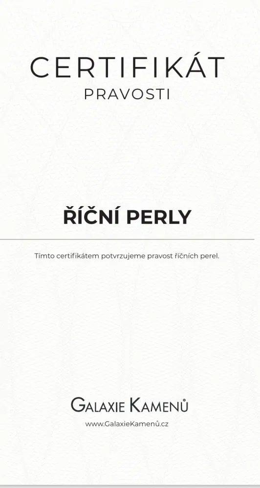 Říční perly naušnice s chirurgickou ocelí