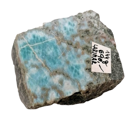 Larimar natur, zajímavý bez úprav 144 g