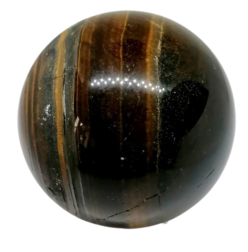 Tygří oko koule 7 cm v B kvalitě, 460 g