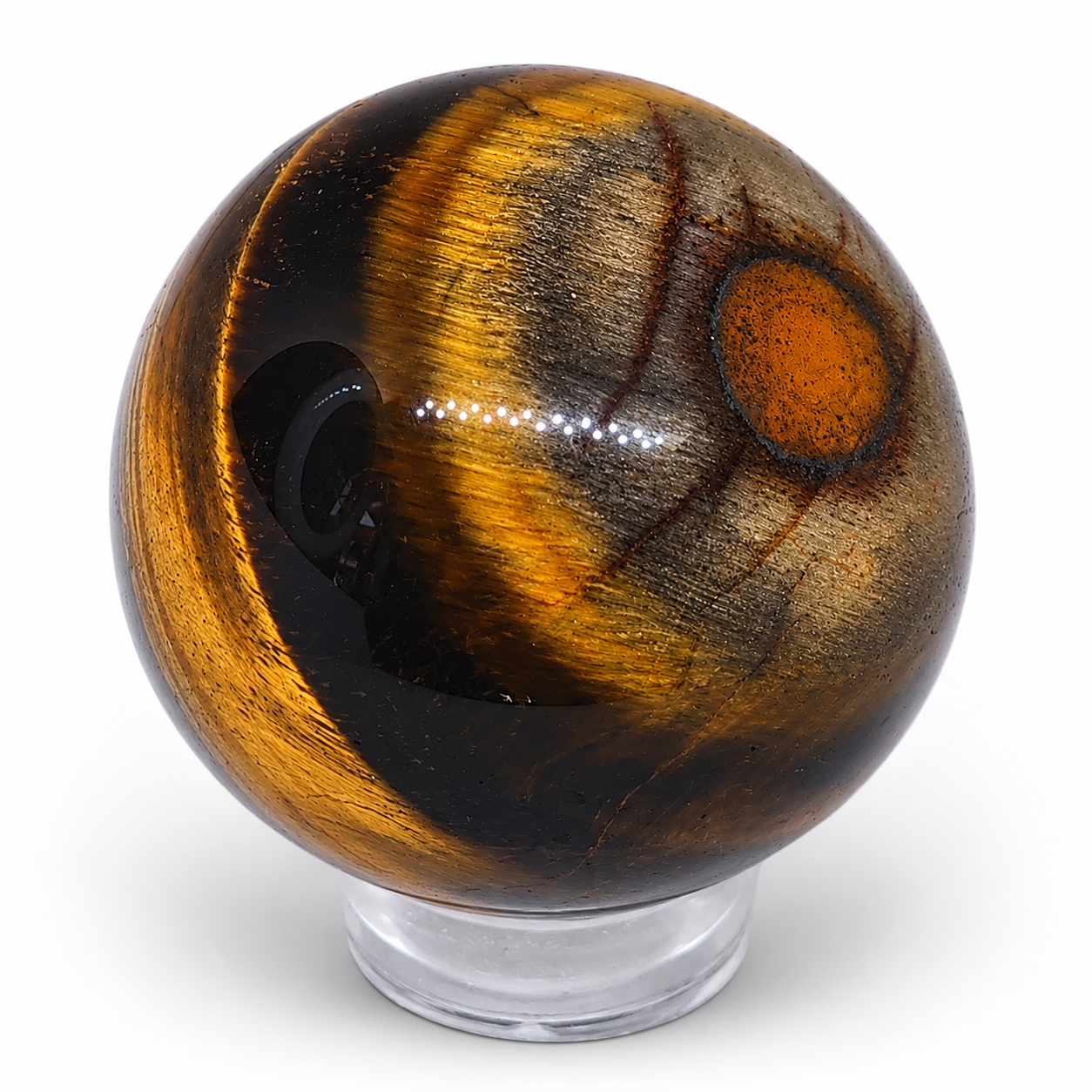 Tygří oko koule 4,9 cm, 174 g