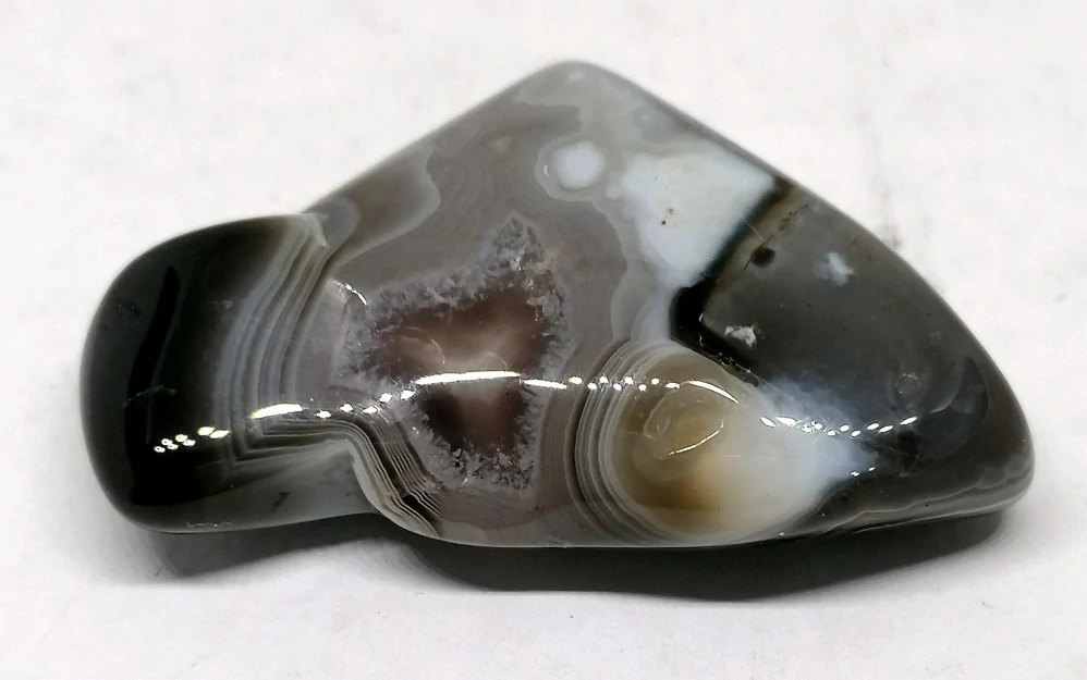 Achát šedý Botswana 57 g